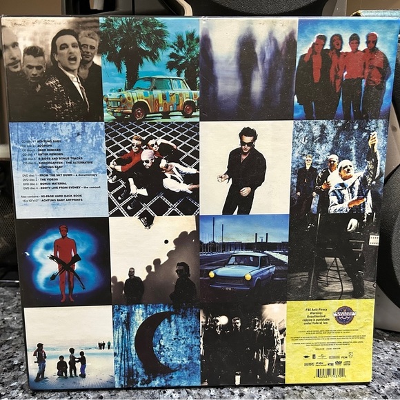 🎶Rare Vintage U2 20th Anniversary Achtung Baby DVD, Artwork and Book Collection - Picture 2 of 15
